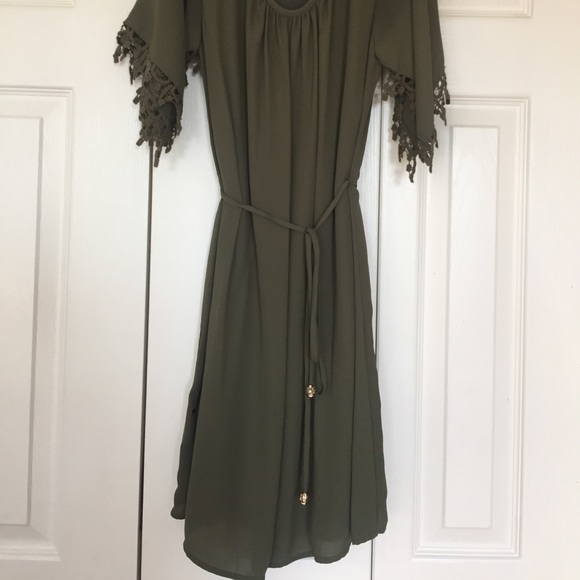 City Triangles Dresses & Skirts - Olive green summer/spring dress